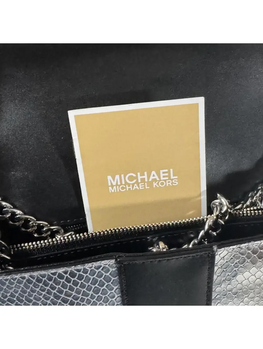 Michael Kors Whitney Large Embellished Rhinestone Studded Shoulder Bag - Picture 8 of 8